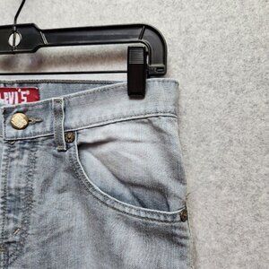 Levis 505 Women's Jeans 16 Reg 28X28 Light Blue Straight Leg